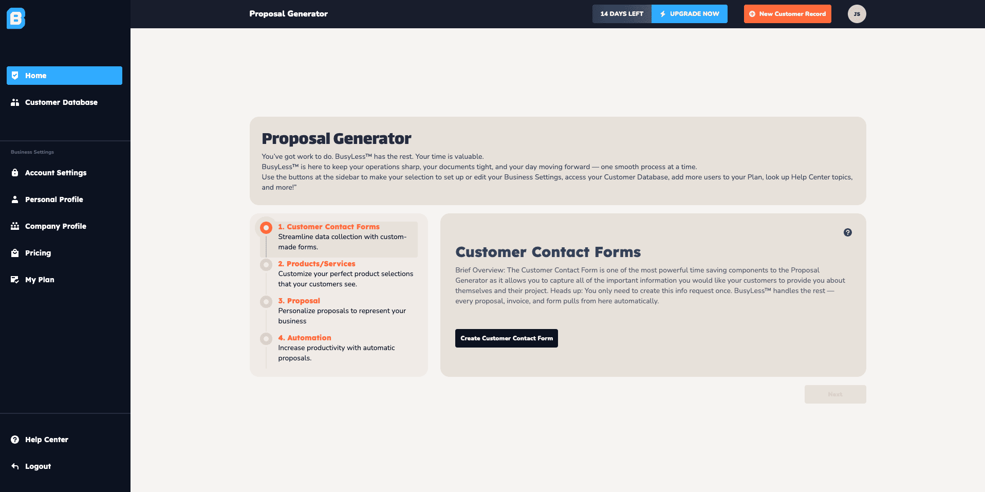 Proposal Generator